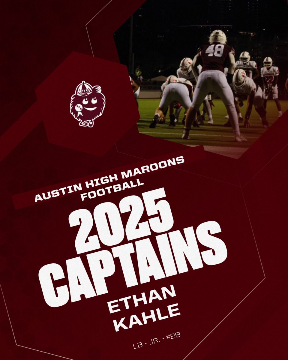 2025 Captain Ethan Kahle LB Jr. #28
#StrongerTogether
#LoyalForever