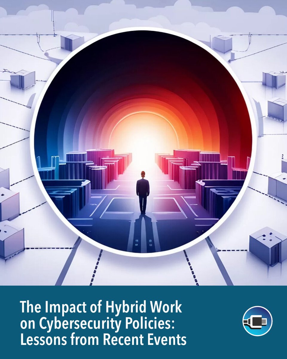 Hybrid work makes cybersecurity trickier with personal devices &amp; unsecured networks. Combine IT tools with physical security like port locks to protect sensitive info. Find out how here: go-tcc.com/hybrid-work-cy… #cybersecurity #ITsecurity