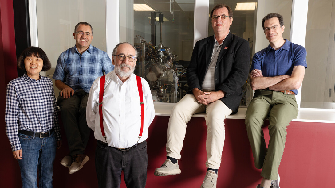 unlcas's tweet image. Congratulations to Husker physicists Christian Binek (PI), Xia Hong, Peter Dowben, Kirill Belashchenko, and colleague Abdelghani Laraoui on their @NSF funding for work on quantum (two-dimensional) materials!

go.unl.edu/wf54