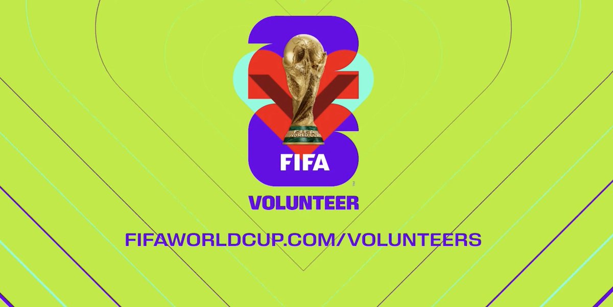 🚀 ¡Abrió el registro al Programa de Voluntariado de la Copa Mundial de la FIFA 2026™! Desde el 11 de agosto, +378 mil personas ya mostraron interés. 

Sé parte del corazón del torneo en Canadá, México y EE. UU. Postúlate: fifa.com/en/tournaments…