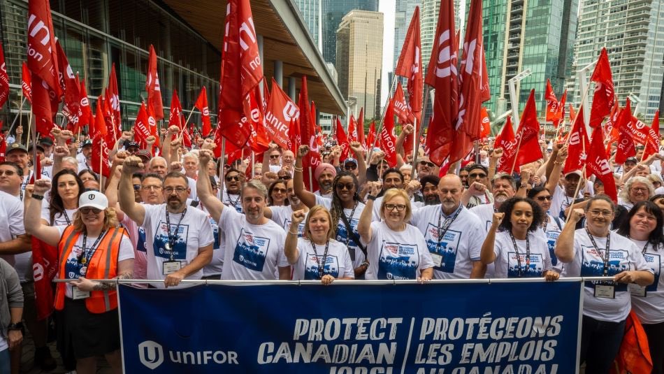 #LabourDay events will taking place on Monday, September 1st in cities across #Canada. Come out, show your #solidarity and make your voice heard.
 
Click the link to find a Labour Day event in your area
unifor.org/news/events/la…
 
#Unifor #LabourDay2025 #protectcanadianjobs
