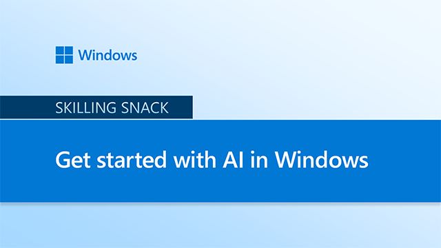 scdudes's tweet image. Skilling Snack - Get started with AI in Windows
techcommunity.microsoft.com/blog/windows-i…
#Copilot #Windows11 #Windows #MSIntune #Microsoft #ConfigMgr