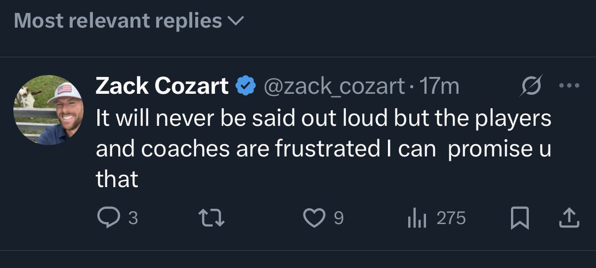 Say what you want about Zack Cozart, but a former player staying stuff like this is crazy. Really makes you wonder what the plan is for this franchise. I’m getting very impatient