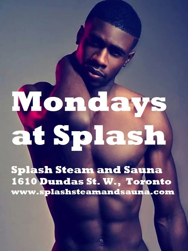 splashtoronto's tweet photo. Mondays are still our busiest day of the week at Splash.  And hat means lots of guys looking for guys.  And only $17 for a locker, $21 for a room (HST included, CASH ONLY).  So, take the plunge!  We're at 1610 Dundas St. W., Toronto.  Check us out at https://t.co/uLhrdTdhJM ... https://t.co/xAcfv98Xmh