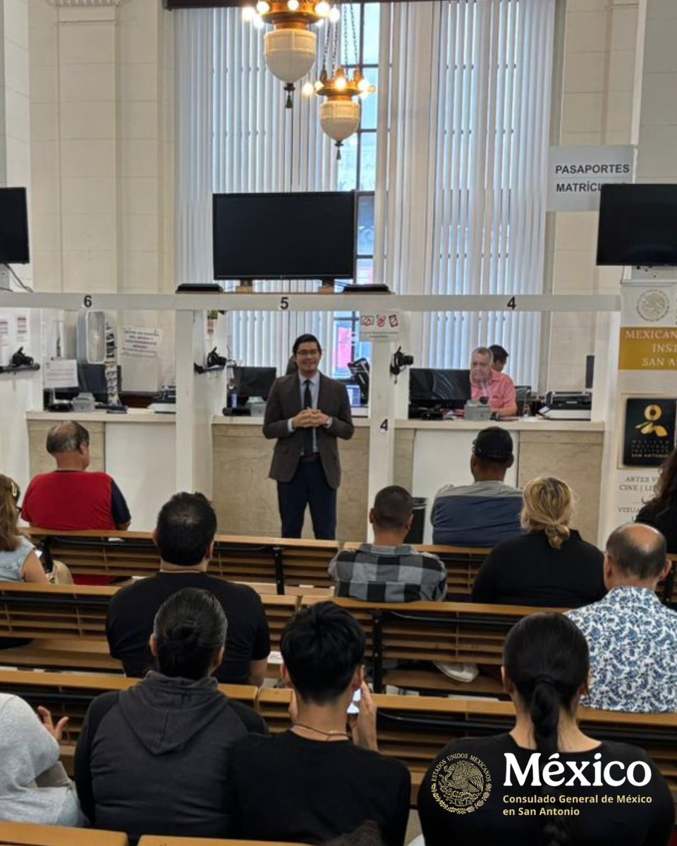 🌟 Con gran participación concluimos la XVII Semana de Derechos Laborales #SDL en <a href="/ConsulMexSA/">Consulmex San Antonio</a> 

Durante estos días se otorgaron asesorías para fortalecer el conocimiento de la comunidad sobre sus derechos en el ámbito laboral.

#protecciónconsular