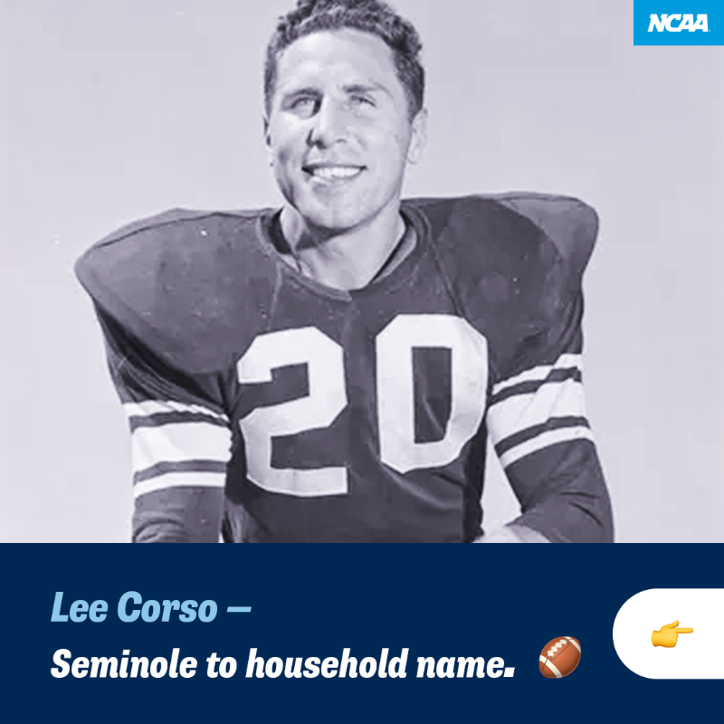 NCAA's tweet photo. From Seminole to household name, Lee Corso made a huge impact on college football and so many student-athletes! 💙🏈

#NCAAFB x @CollegeGameDay