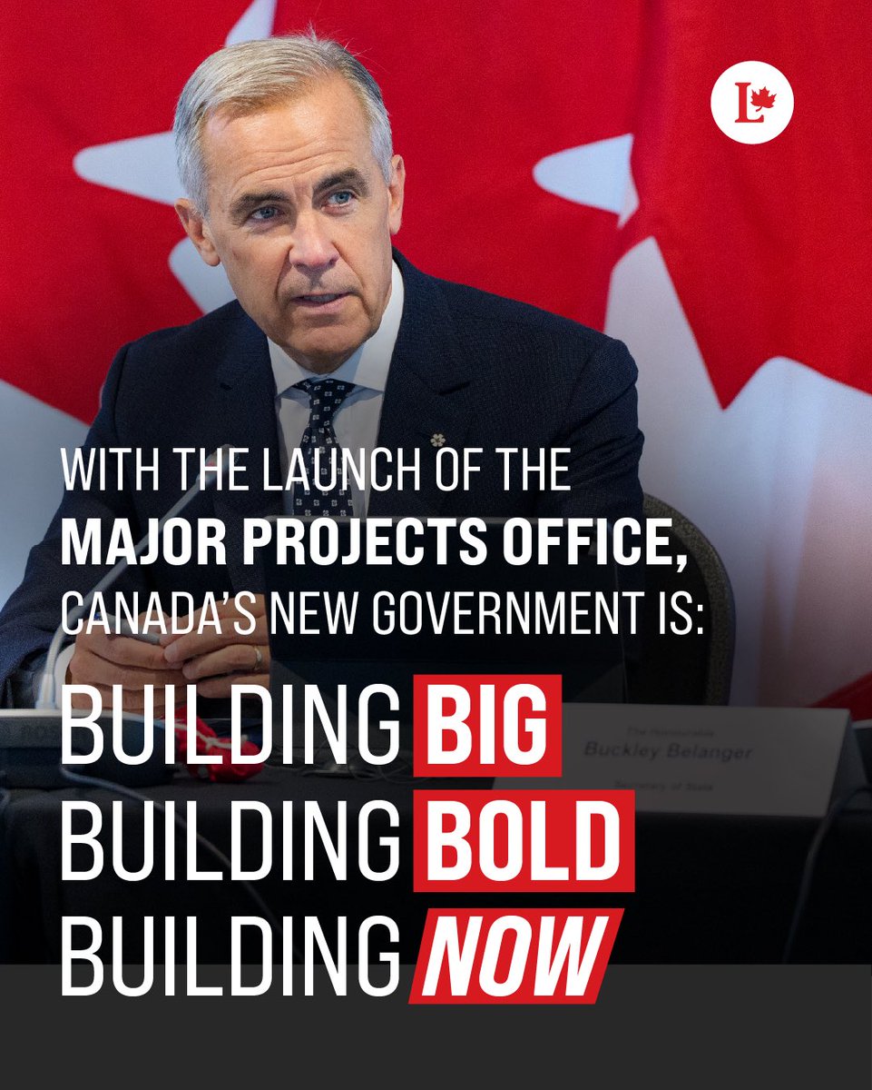Breaking News: We’ve just launched the Major Projects Office! 

Establishing the Major Projects Office and the Indigenous Advisory Council later this month, is critical to ensuring the interests of First Nations, Inuit, and Métis are at the centre of building Canada strong! 🇨🇦