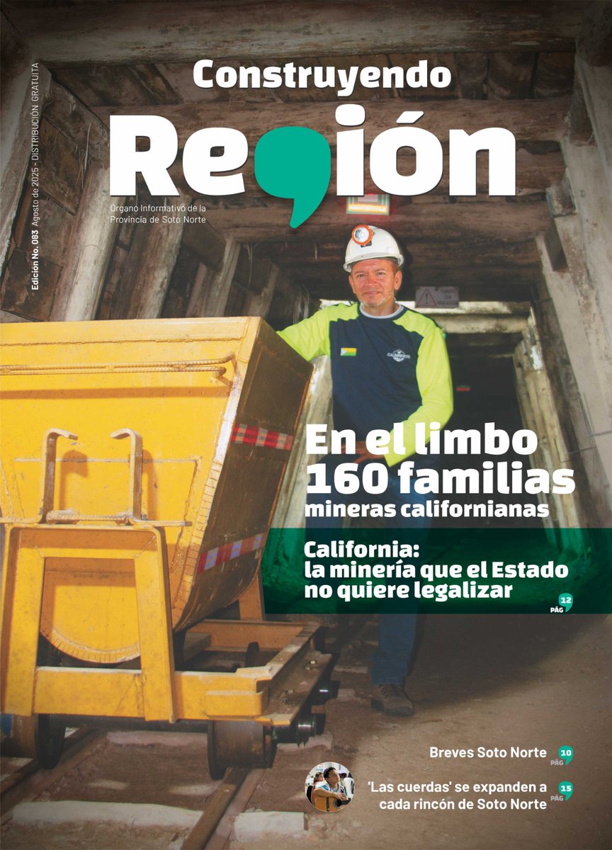 CONTRAPORTADA DE NUESTRA PRÓXIMA EDICIÓN‼️
Pese a que la empresa Calimineros SAS, integrada por 160 mineros y mineras, ha cumplido con cada requisito, jurídico, técnico y ambiental exigido, no se entiende porque la Corporación Autónoma Regional para la Defensa de la Meseta de