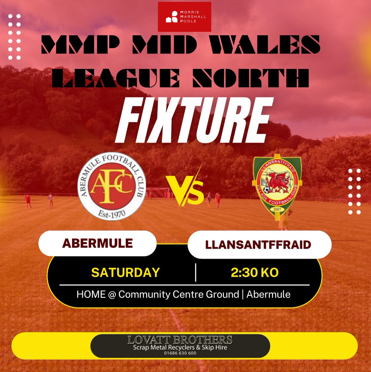 abermuleafc's tweet image. Tomorrow we host Llansantffraid 

#MAGA