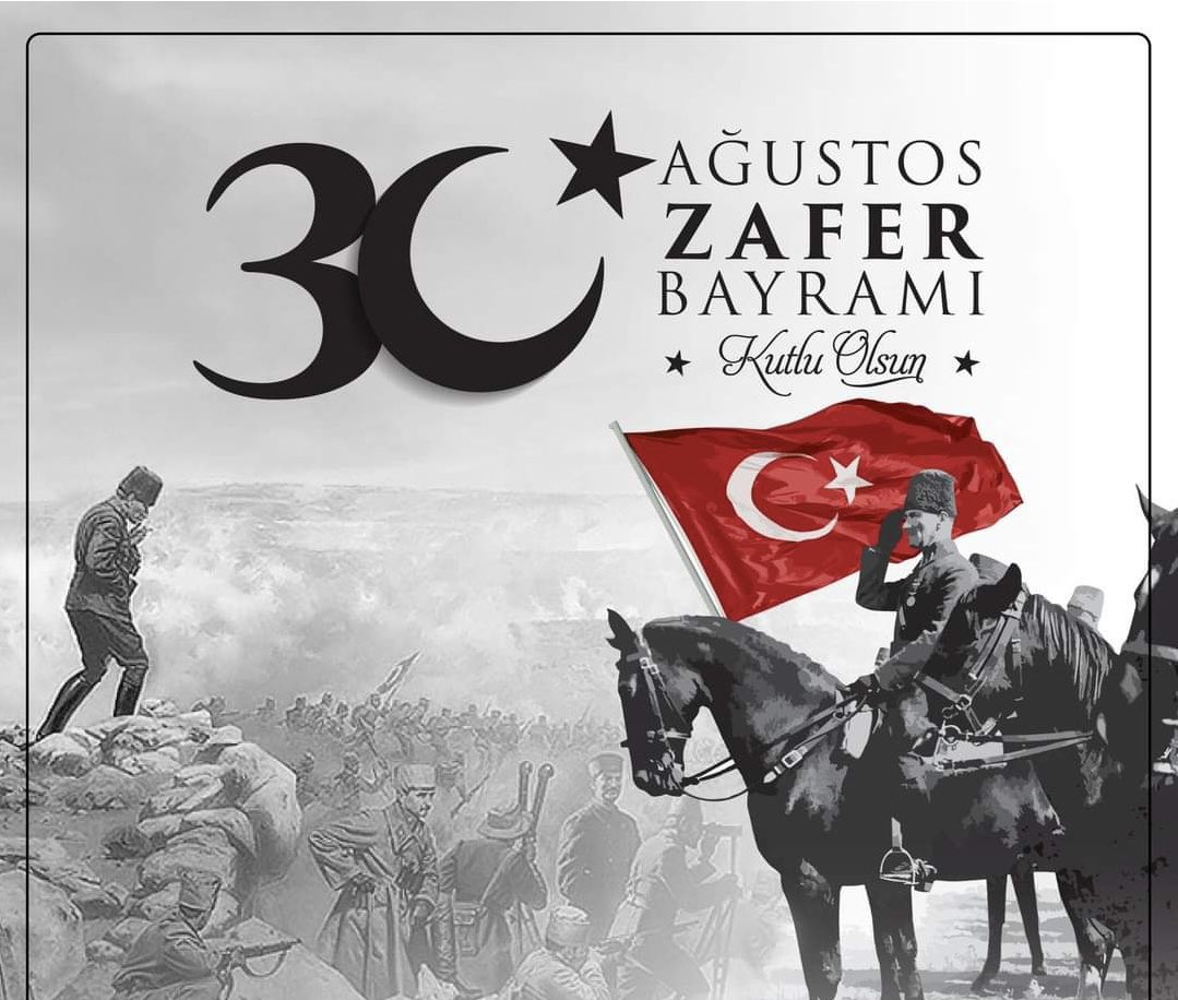 30 Ağustos, ‘Ya istiklal ya ölüm!’ nidalarının gerçeğe dönüştüğü günün adıdır!
Ülkemizin kurucusu
 Mustafa Kemal Atatürk’e ve tüm şehitlerimize rahmet diliyorum.    #ZaferBayramı 🇹🇷