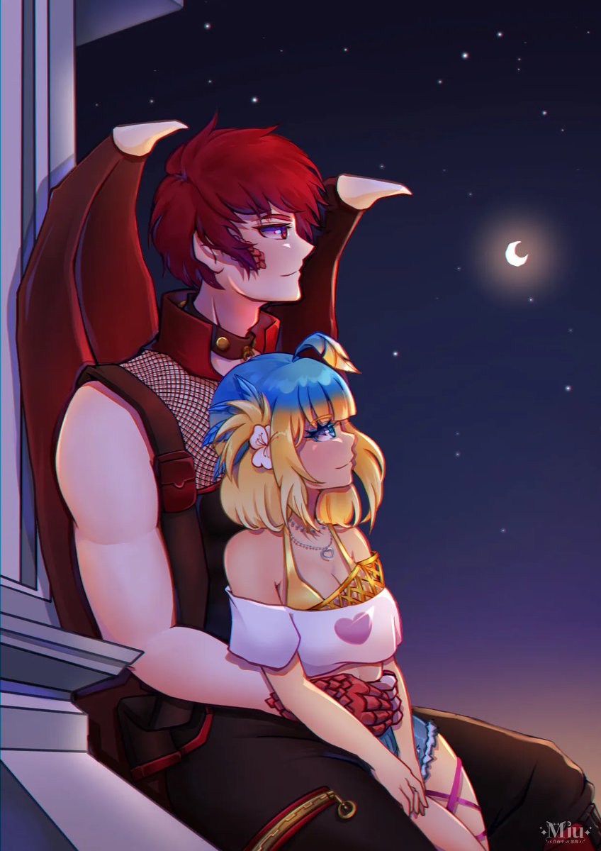 She preferred if we see the stars from a distance.
Doesn’t wanna risk me dropping her.

🎨: Miu_Zr
