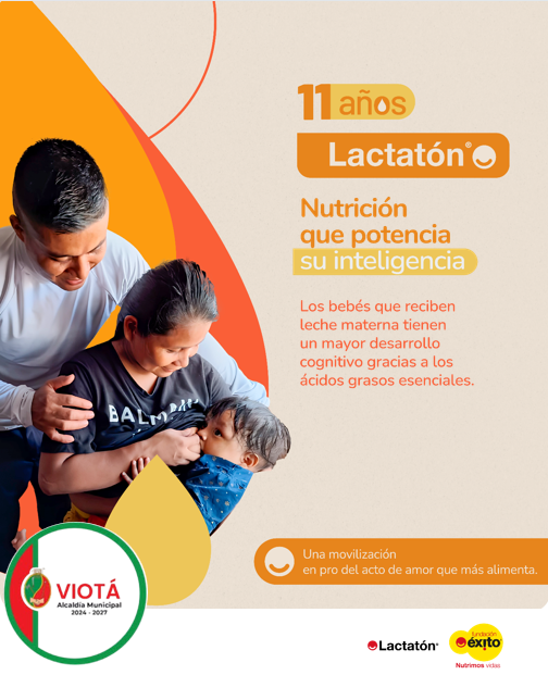 AlcaldiadeViota's tweet photo. La leche materna se adapta a tu bebé día a día.
Cada gota es perfecta para la etapa que vive tu hijo.
#Lactatón #conlasgoticasnutrimosvidas @Fundacion_Exito https://t.co/0do0MNbPD6