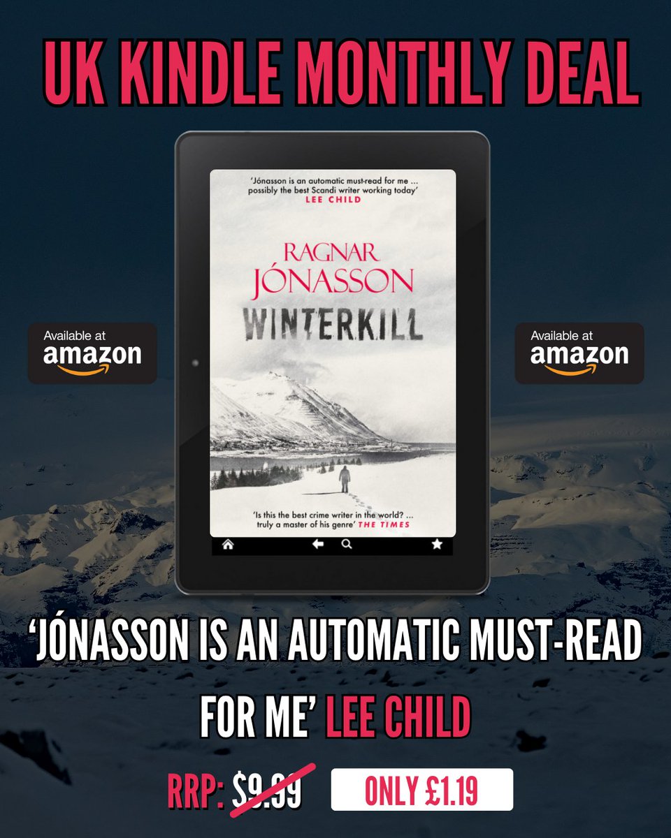 OrendaBooks's tweet image. ❄️#UK #SALE❄️

A blizzard is approaching…

@ragnarjo's CHILLING #Winterkill t @givemeawave is ONLY £1.19, perfect for this #Summer's #Heatwaves!

The final instalment in the multi-million-copy BESTSELLING #DarkIceland #Series

❄️ bit.ly/3Rj8PEE  

#BookTwitter