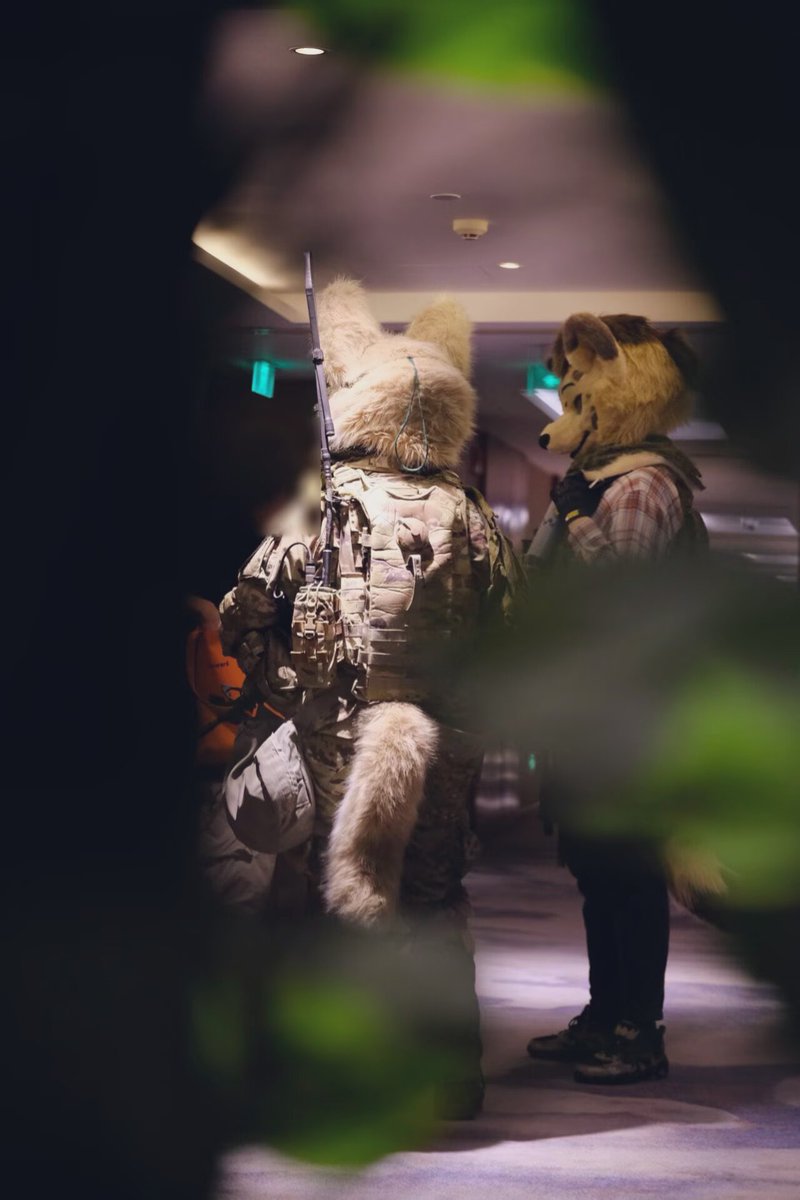 （Special ops photos leaked）

from <a href="/LYKOS_42/">LLLLLykos</a> special report

#furry #fursuit #FursuitFriday