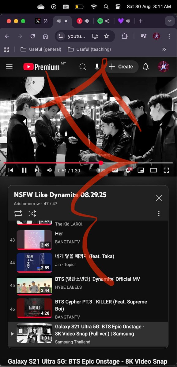 postcode_613's tweet image. 🔥🔥🔥
#LikeDynamite 
#2BxDynamite 

Thank you for the streaming battle 💜✨time stamps are at the right top corner 👍🏼

#StreamDynamite
#DynamiteTo2B