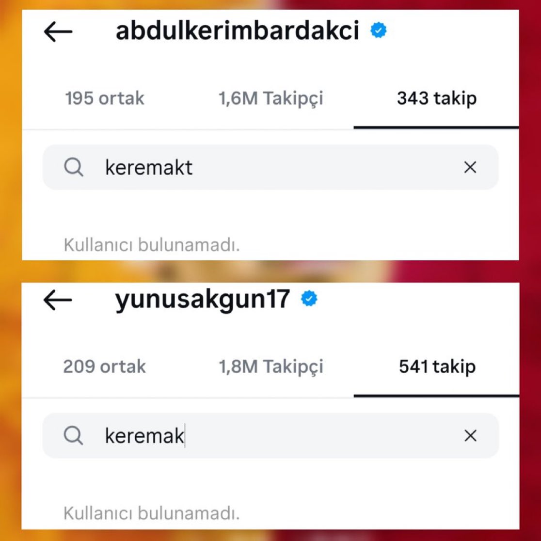 Yunus Akgün ve Abdulkerim Bardakçı  , Kerem Aktürkoğlu’nu takipten çıkardı.

EVLAT. 💛❤️

 <a href="/yunusakgun17/">Yunus Akgün</a> <a href="/abdulkerimbard1/">Abdülkerim Bardakcı</a> 

#YunusAkgün #AbdulkerimBardakçı #keremaktürkoğlu