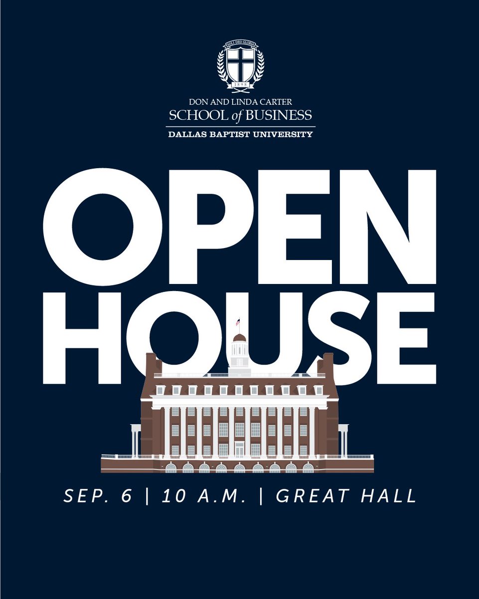 Join us for the Carter School of Business Open House on Saturday, September 6, 2025 from 10AM-12PM. Meet and connect with the Carter School of Business faculty, staff, and fellow students! Register using this link: forms.office.com/pages/response…