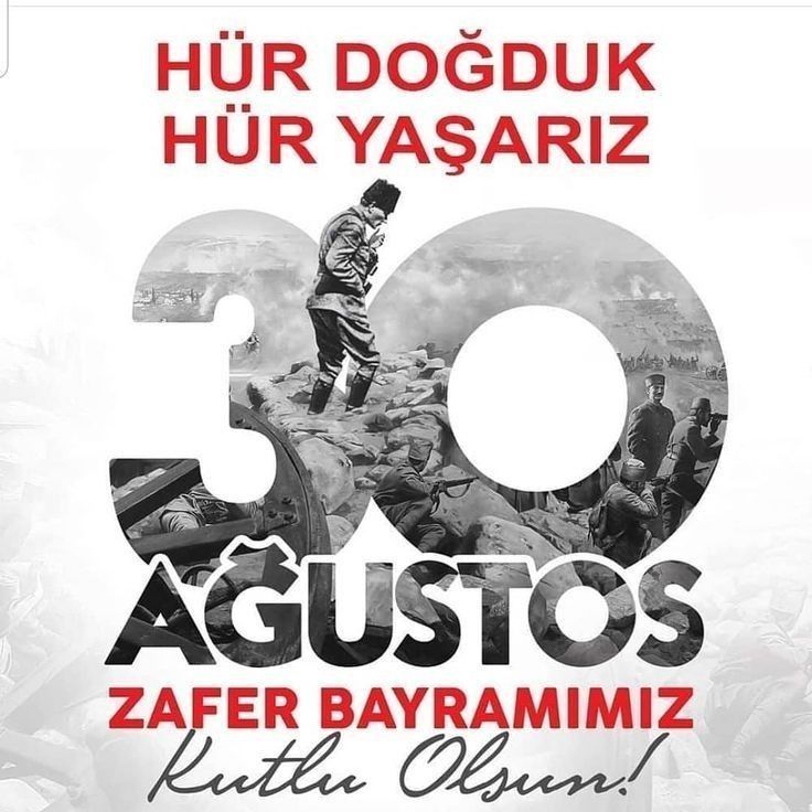 Zafer, “Zafer benimdir” diyebilenindir.

Büyük zaferin 103. yıl dönümünde; başta Ulu Önderimiz Mustafa Kemal Atatürk olmak üzere, milli mücadelemizin tüm kahramanlarını minnet ve saygıyla anıyorum.

#30AgustosZaferBayrami
#ZaferBayramı
#Atatürk