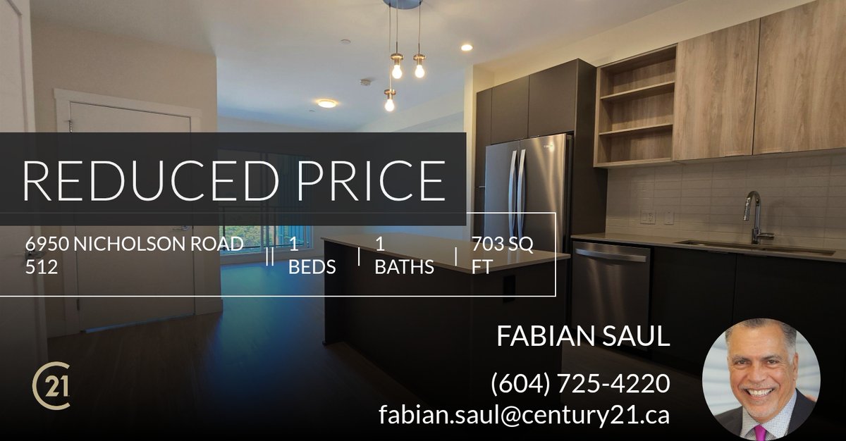 SoldByFabian's tweet photo. 📍 Reduced Price 📍 This recently reduced home at 6950 Nicholson Road 512 in Delta won't last long, so, don't wait to set up a showing! Reach out here or at (604) 725-4220 for more information! https://t.co/U4VLLda1st https://t.co/a4paeyZCAJ