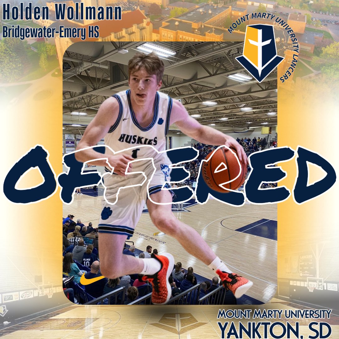 After a great conversation with <a href="/CollinAuthier/">Collin Authier</a>, <a href="/LarabyAlec/">Alec Laraby</a>, and the rest of the coaching staff I’m so grateful to receive an offer to play basketball. I Had a great time visiting Mount Marty.