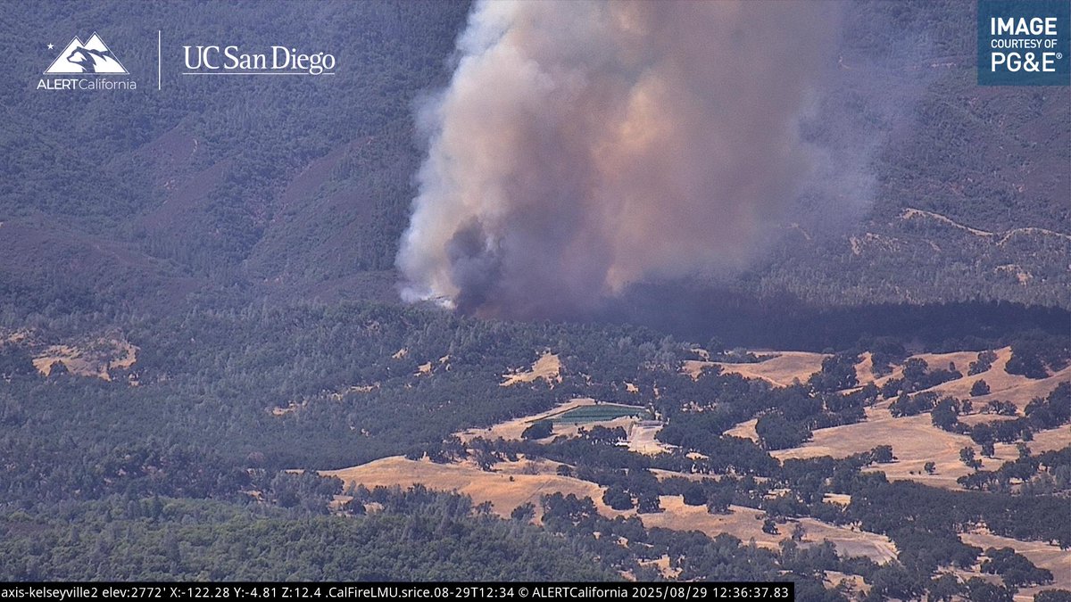 KernFiregraph's tweet image. #PeterFire the fire is approx 5-10 acres, spotted over Adobe Creek in multiple spots and is running parallel to Adobe Creek Road. IC requested evacuation orders for all structures on Adobe Creek Road.