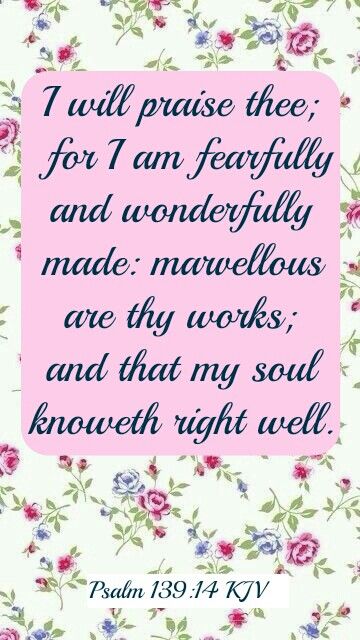 TerrySouzaSr1's tweet image. "..I am fearfully and wonderfully made.." 
-Psalm 139:14 
No matter what I do and matter what I say, the only One Who will ever understand me is the God of this universe. I know this because He's the One Who made me. 🕊️ 
#PraiseGod