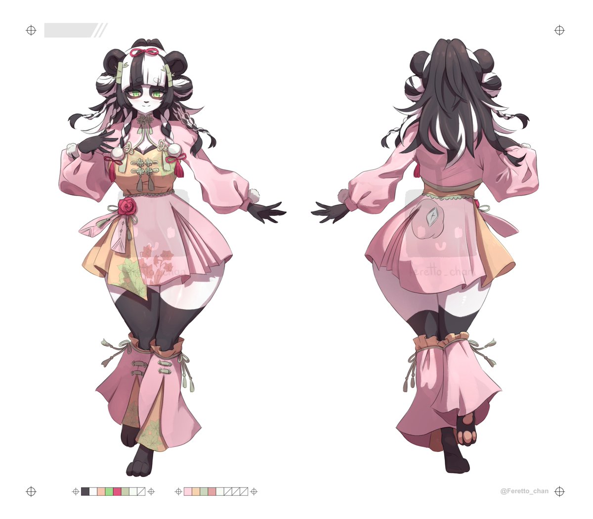 Commission for <a href="/Chiselion1/">Chiselion Méi Jié Kui 🐅♂️</a>!   

#Commission #commissionsopen #panda #waifu #furry #furryartist #referencesheet