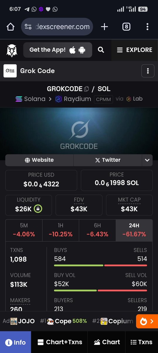 KyriakisEmmanu1's tweet image. So is the ticker #GrokCode