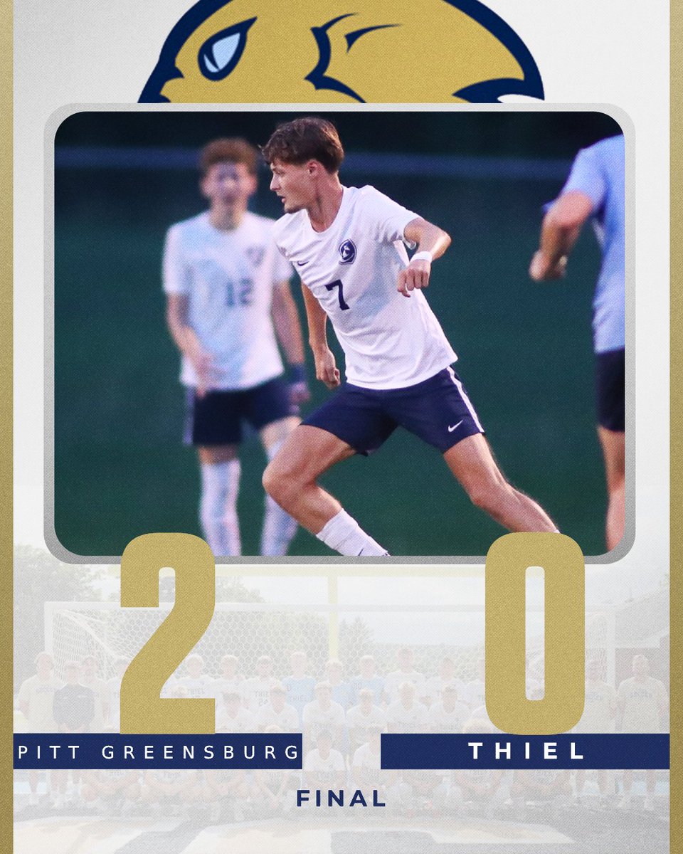 Thiel Athletics (@thielathletics) on Twitter photo β½ Men's Soccer drops season opener to non-conference Pitt Greensburg
#TomcatPride | <a href="/PAC_Athletics/">Presidentsβ Athletic Conference</a>
π thielathletics.com/news/2025/8/29β¦ β½ Men's Soccer drops season opener to non-conference Pitt Greensburg
#TomcatPride | <a href="/PAC_Athletics/">Presidentsβ Athletic Conference</a>
π thielathletics.com/news/2025/8/29β¦
