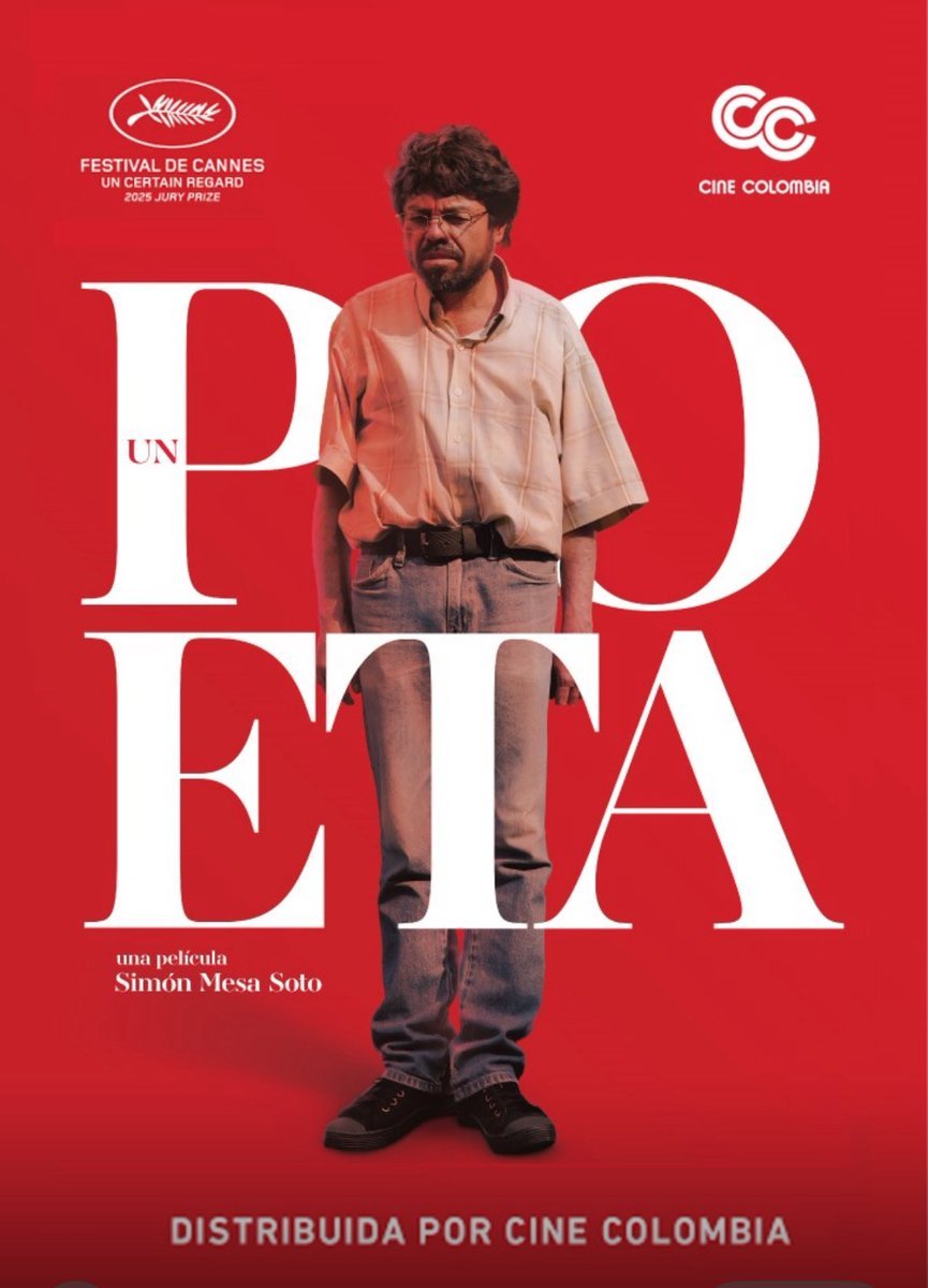 Felizmente, se han estrenado 43 producciones colombianas y han contribuido, enormemente, con un total de 121.723 entradas a cine de 33 millones de espectadores este año: cada vez más colombianos aprecian la poesía allí dónde no la vemos". Vayamos a ver "Un poeta". Somos miles.