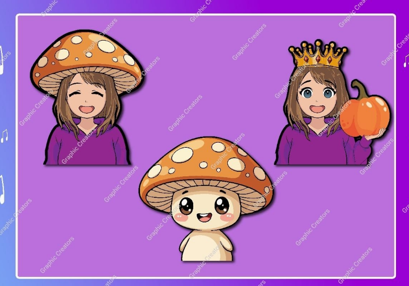 nurke95's tweet photo. IM FINALLY A MUSHROOM!!💜💜🔥🔥
Thank you @MarissaWalkerac for these emojis and my cauldron GIF 💜
I love them ✨💜🔥
#emojis #artist https://t.co/BBl3fbxfkw
