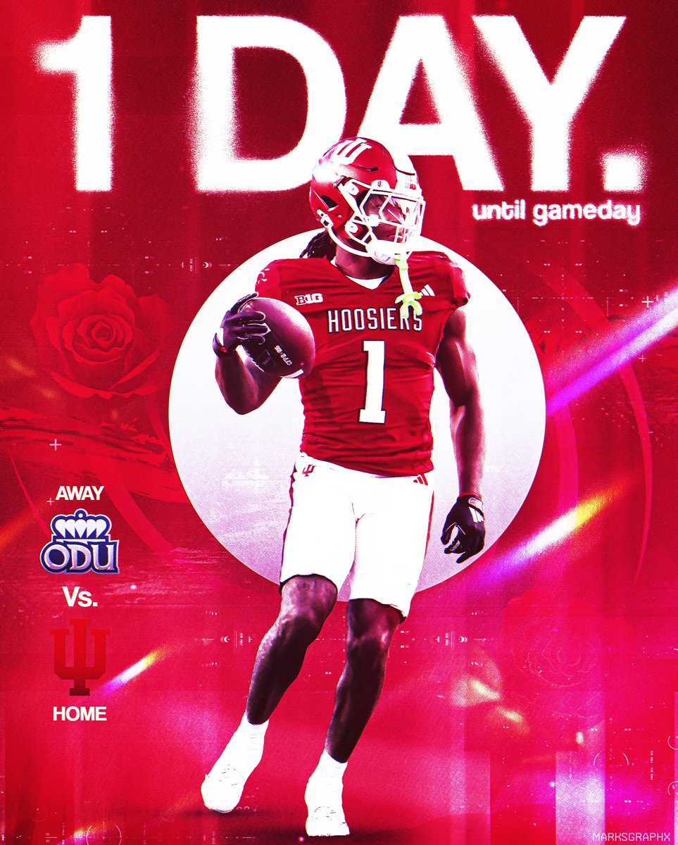 1 DAY TILL <a href="/IndianaFootball/">Indiana Football</a> RETURNS