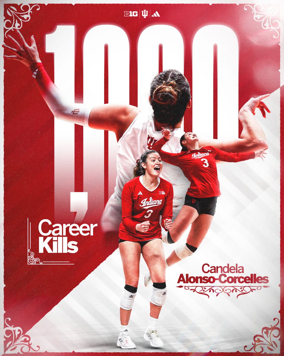 20 kills on the night.
Over 1,000 in her career.

There's only one Candela Alonso-Corcelles!