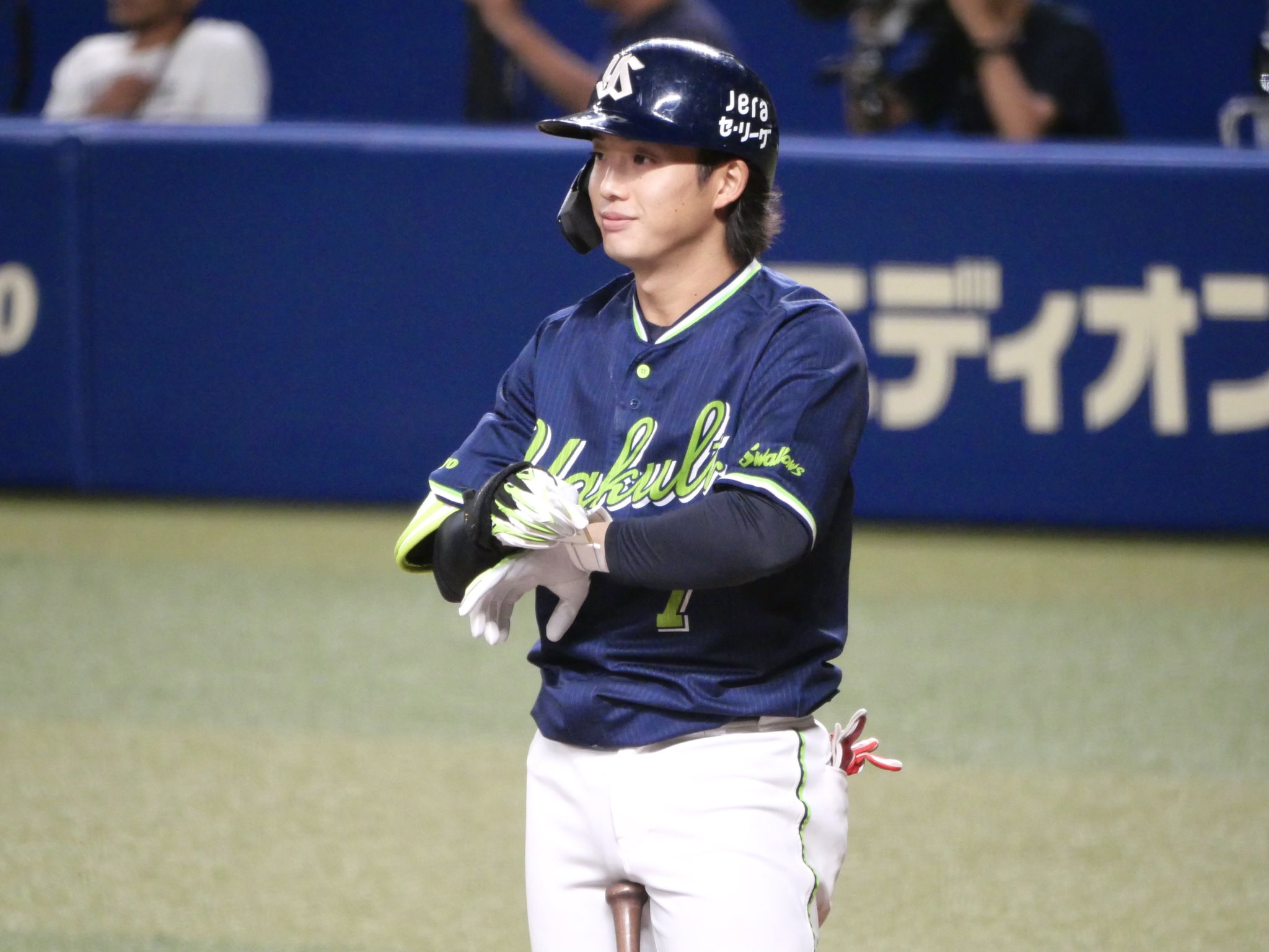 即購入❌】長岡秀樹 プロ初ホームラン記念タオル 新品未開封 長岡秀樹 プロ