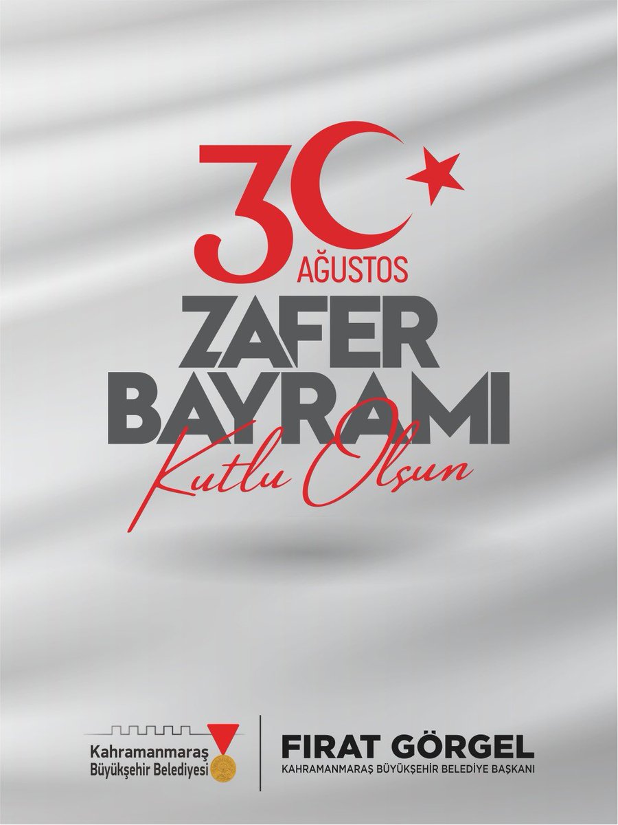 Başta Gazi Mustafa Kemal Atatürk ve silah arkadaşları olmak üzere tüm şehitlerimizi rahmetle anıyorum.

 #30Ağustos Zafer Bayramımız kutlu olsun.