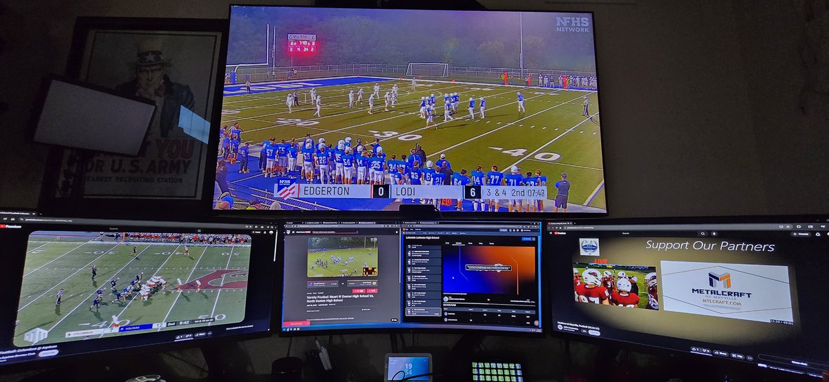 When you play on a Thursday night, you sit at home and watch everyone else on a relaxing Friday night! #Wisconsinfootball
