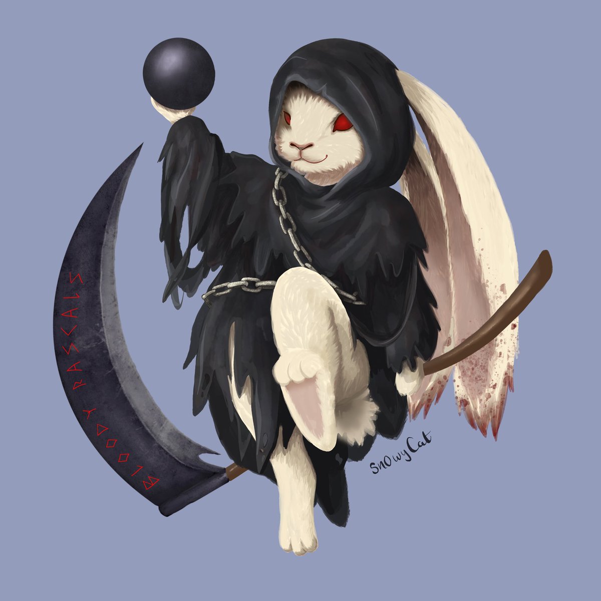 Bloody Rascals - new team logo 🐰

#SeaOfThieves <a href="/SoTLeague/">LeagueOfThieves</a> #ArtCommission