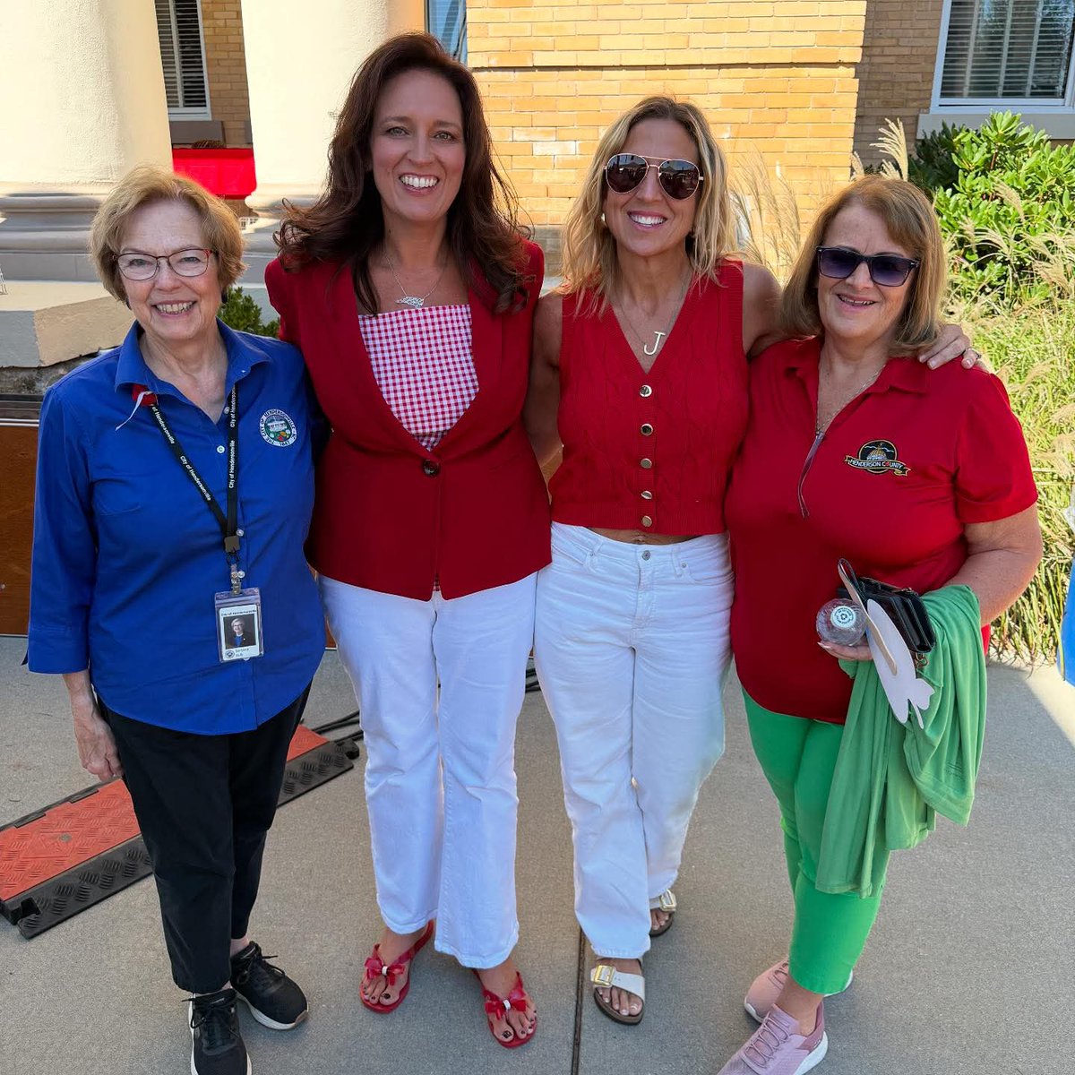 The 79th NC Apple Festival!🍎Loved catching up with Mayor Barbara Volk, Mayor Pro Tem Jennifer Hensley, and County Commissioner Rebecca McCall  all dressed perfectly for the Apple Festival spirit and activities. 🎉
