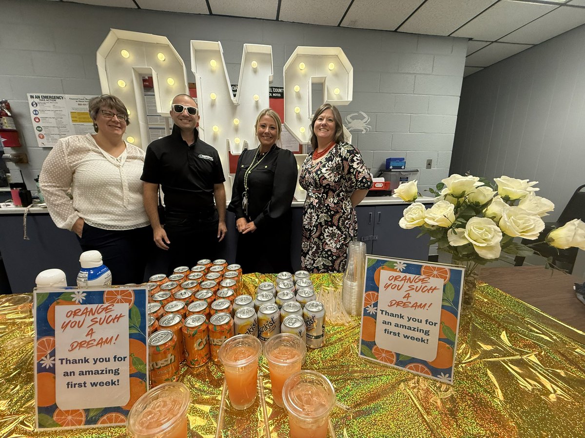 Wrapped up our first week with a Thank You to our teachers! #aacpsawesome