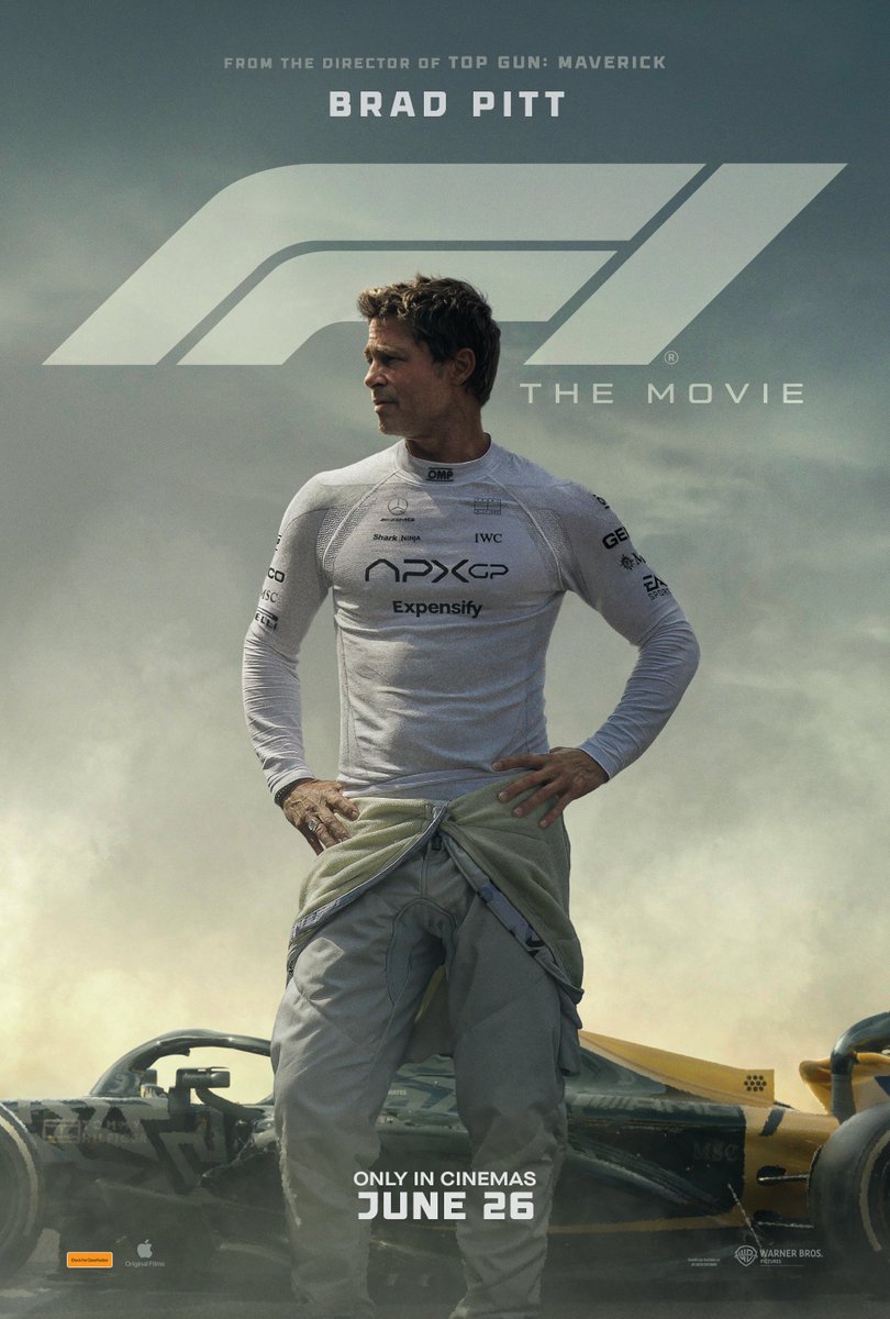 itzxtt's tweet image. This film is one of the best in 2025 ❤️‍🔥🤩 #F1TheMovie