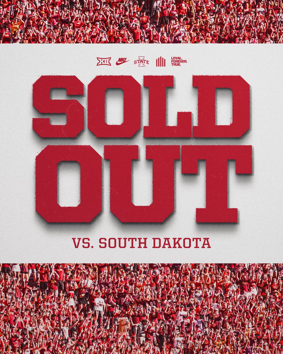 Sold Out‼️

See you tomorrow Cyclone Nation🫡