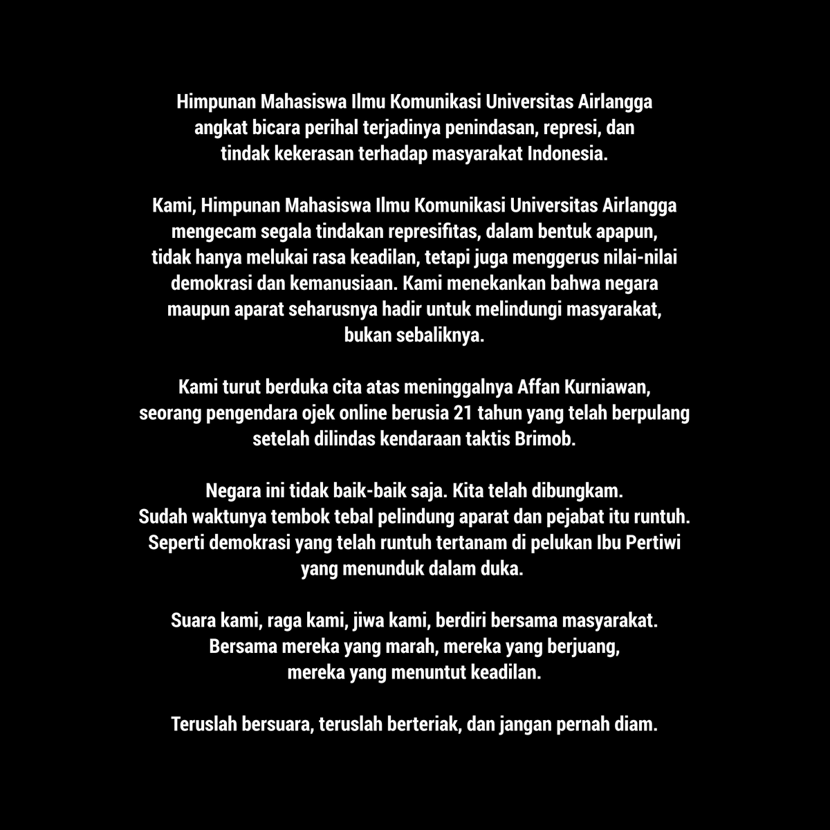 Dept. Komunikasi UA (@communair) on Twitter photo 