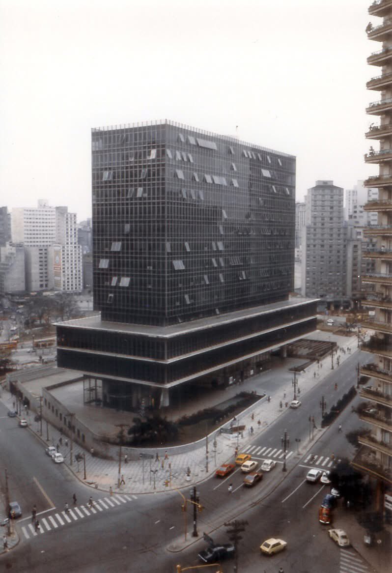 Palácio Anchieta, sede da Câmara Municipal de São Paulo, no início da década de 1980. #SPFotos