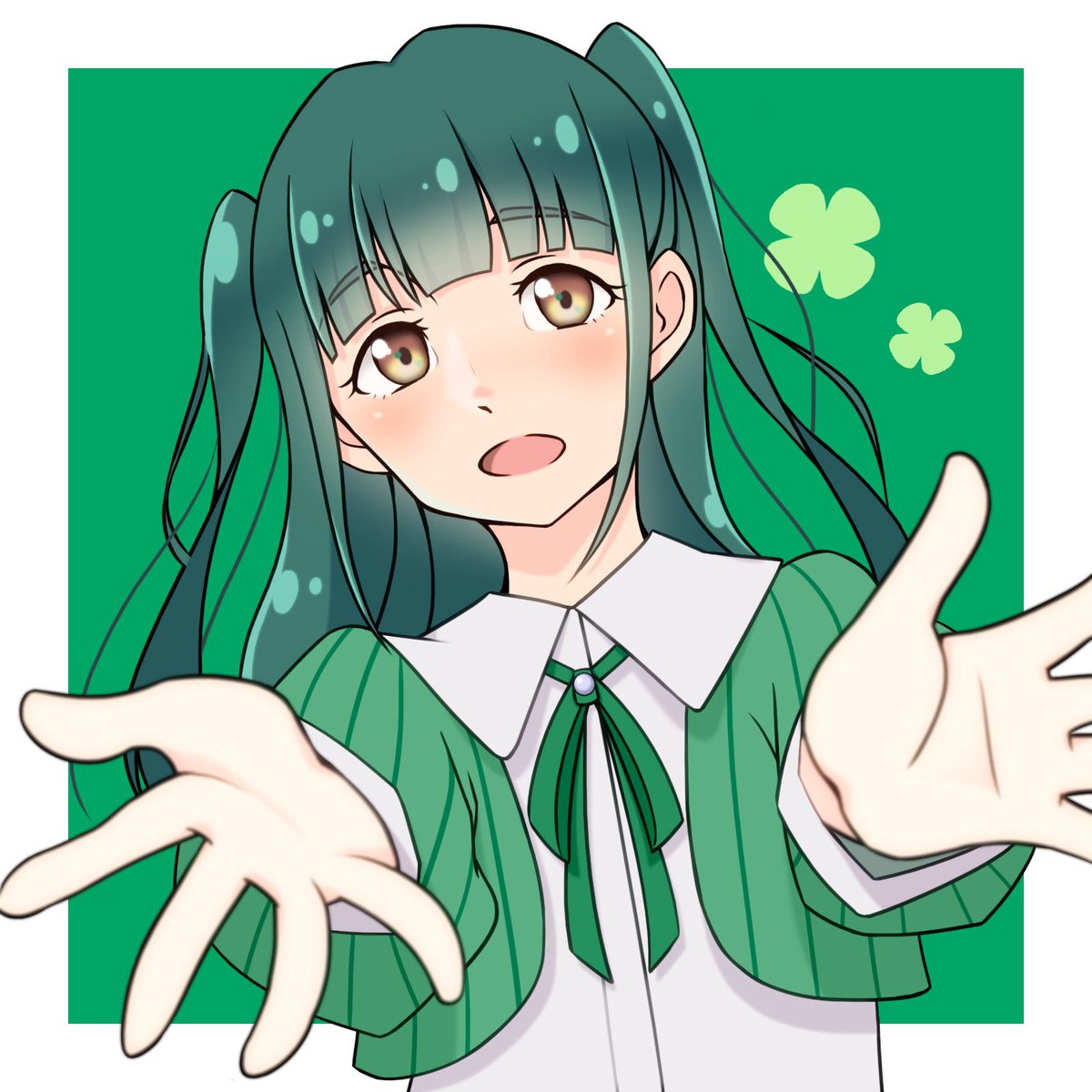 山田真緑ちゃんを描きました🌱
環境保護活動、応援してるよ！
#いきづら絵部