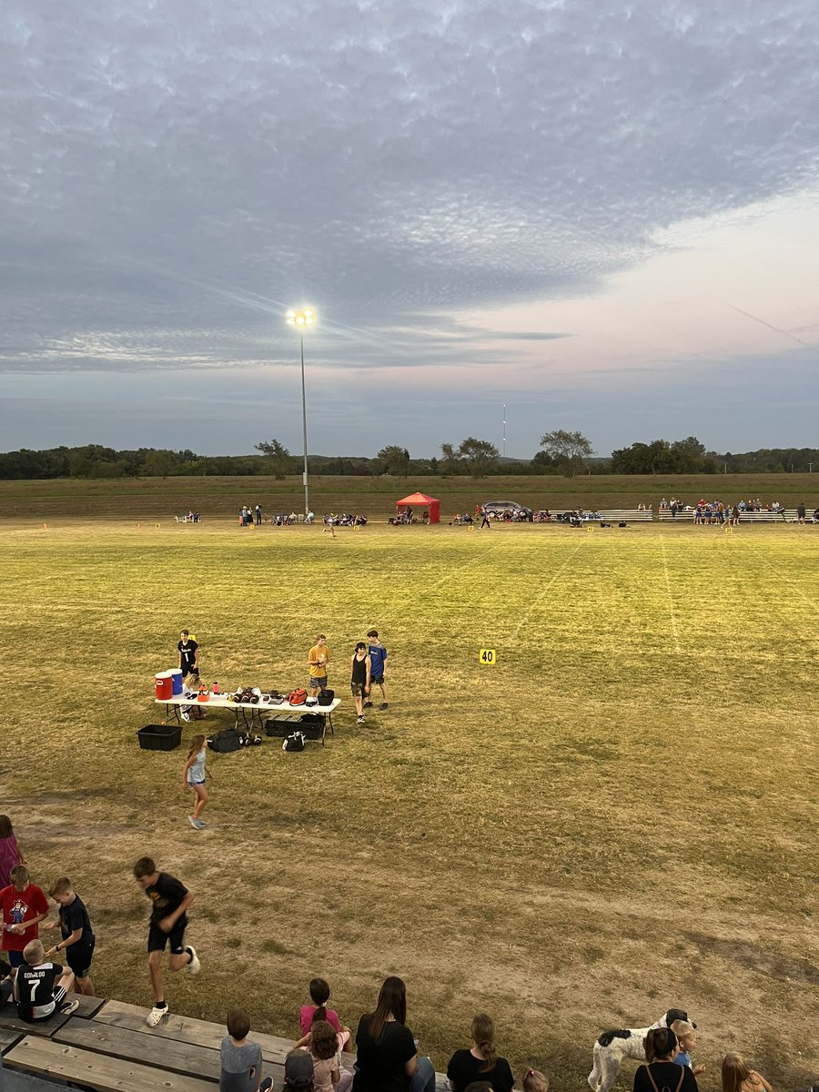 Little broadcasting action for my high school alma mater. Fun stuff. Practice game before we get kicked off next week!