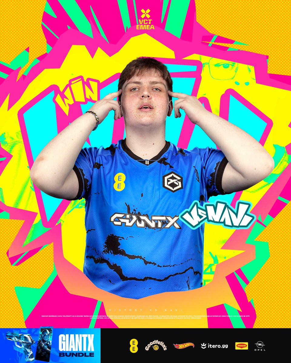 YOU CAN’T ENJOY IT WITHOUT SUFFERING

TOMORROW: IT’S CHAMPS OR VACATION 🫡

BUY THE GX BUNDLEEEEEEEEEEEE 🫵🏻

#WeAreGIANTX | #VCTEMEA