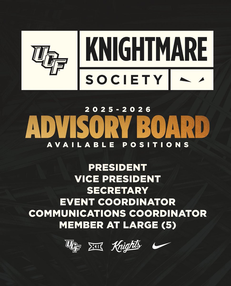 Advisory board applications for the 2025-2026 season are now open! 

Application window closes Friday, September 5th. 

Apply here ➡️ bit.ly/4mAz2wS