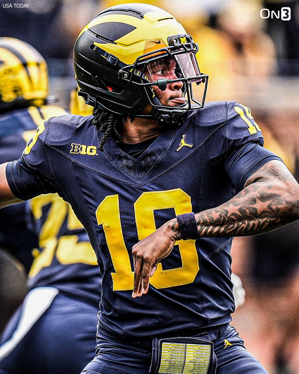 Michigan QB Bryce Underwood's officially licensed jerseys are now available 〽️

A percentage of the sales will go toward youth programs in Detroit.

Read: on3.com/nil/news/bryce…
