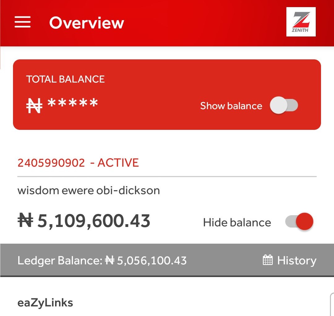 I cannot thank you enough for the truth. We have now raised N5m. N1m to go

Raise am 👏🏽👏🏽👏🏽

2405990902
Zenith
Wisdom Obi-Dickson