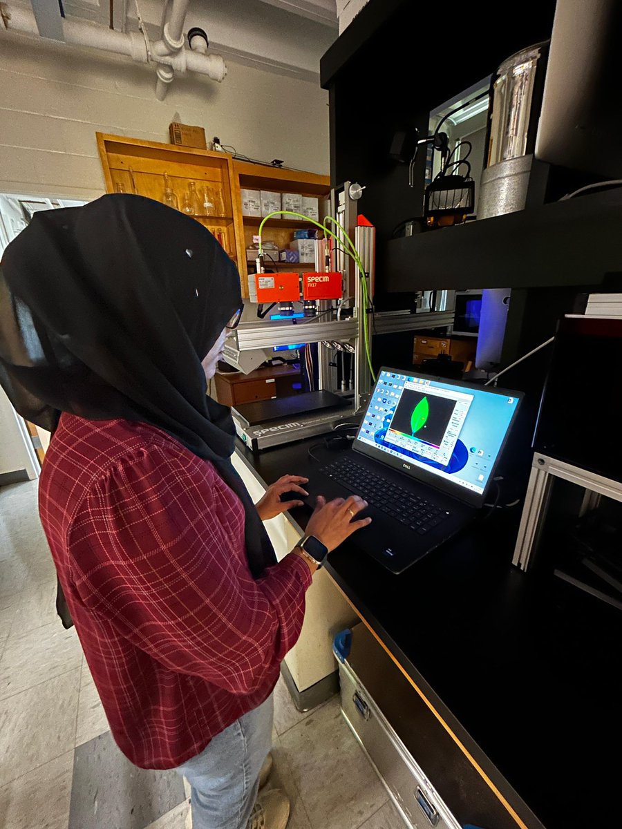 Graduate student Alaiha Asif and Dr. Iqbal are investigating how brassinosteroids and silicon enhance citrus freeze tolerance using OJIP, chlorophyll fluorescence, and multi-omics to reveal underlying mechanisms.